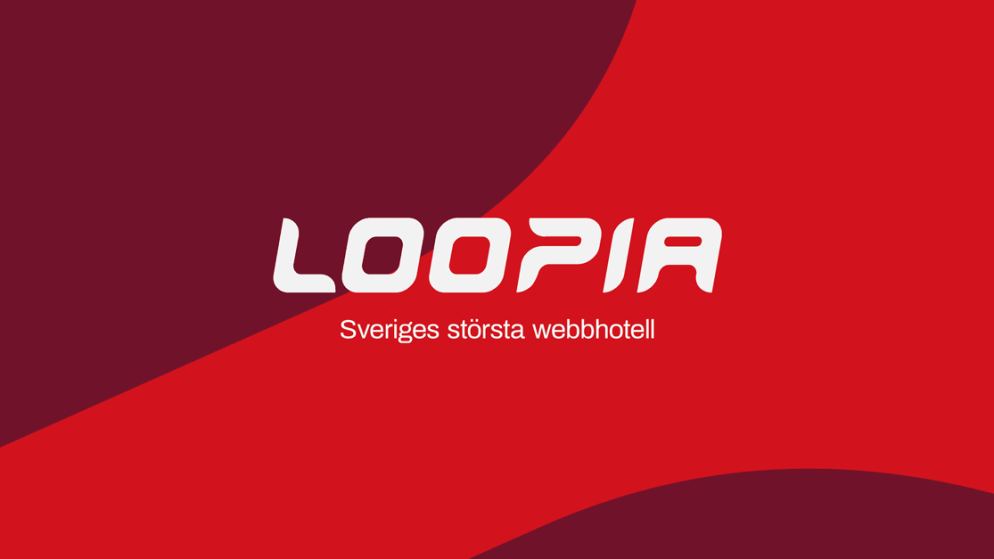 Skapa webbplatser med Loopia Sitebuilder
